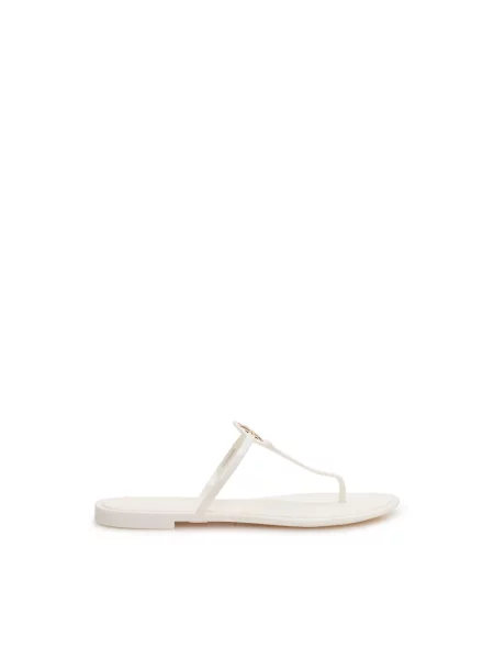 Klapki Tory Burch beżowe