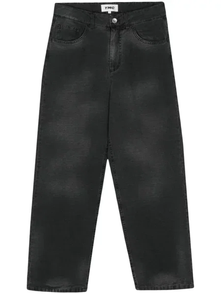 Szerokie jeansy Ymc czarne