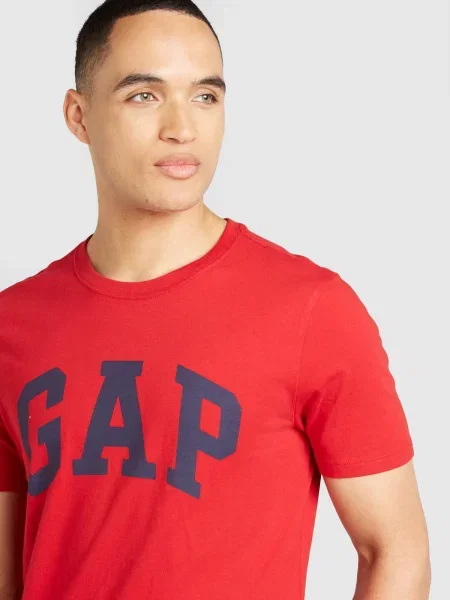 GAP Tričko EVERYDAY modrosivá červená