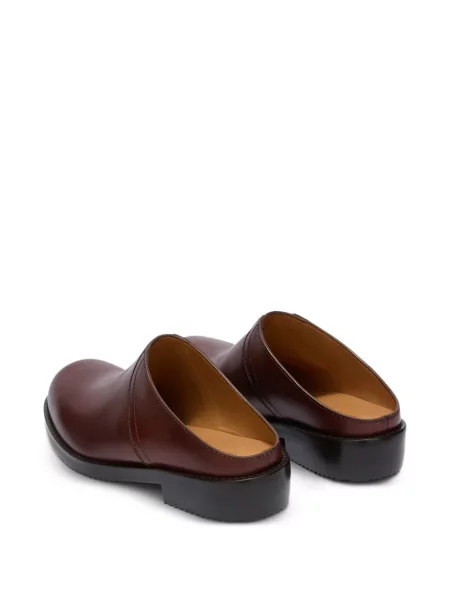 Saboți Dries Van Noten din piele maro