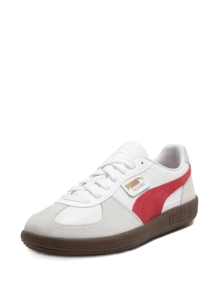 Sneakerși Puma Suede din piele de căprioară alb