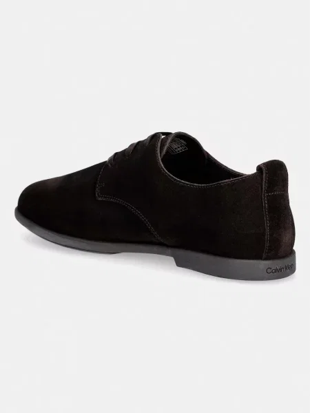 Velúr derby cipő Calvin Klein barna