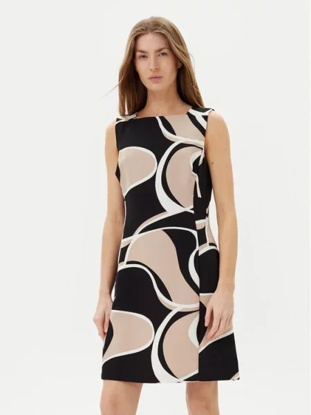 Cocktail obleka DKNY črna