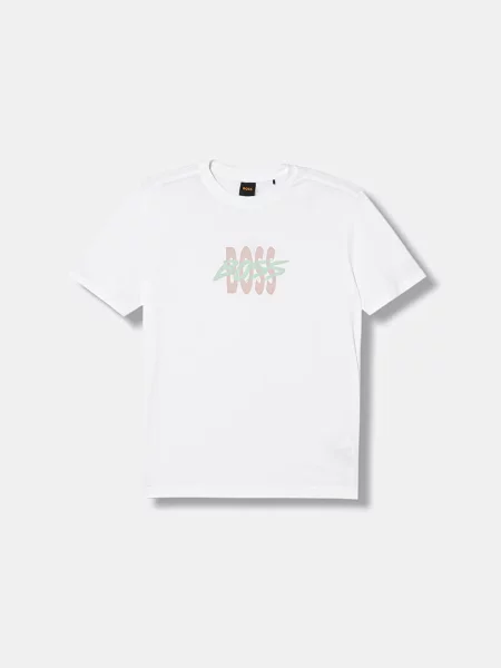 BOSS Tricou Bass alb