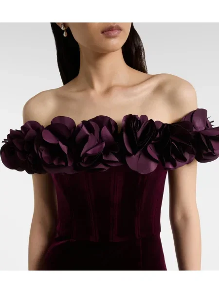 Rochie Rebecca Vallance de catifea violet