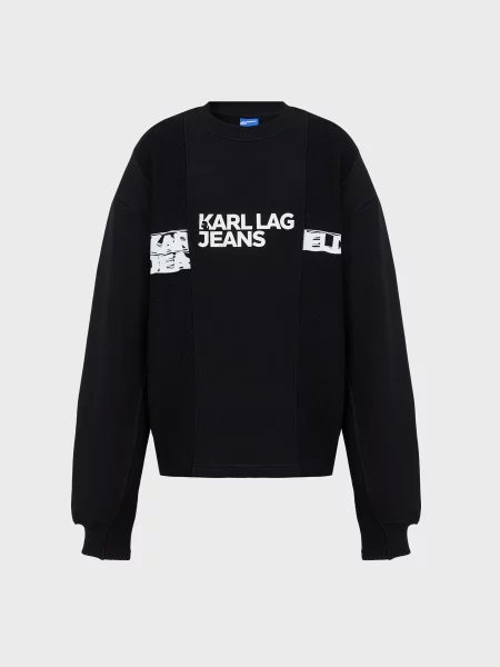 Світшот Karl Lagerfeld Jeans чорний