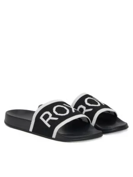 Žabky ROXY Slippy Knit black černé