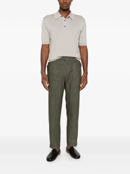 Tricou polo John Smedley gri