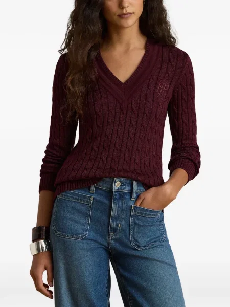 Pulover Lauren Ralph Lauren roșu