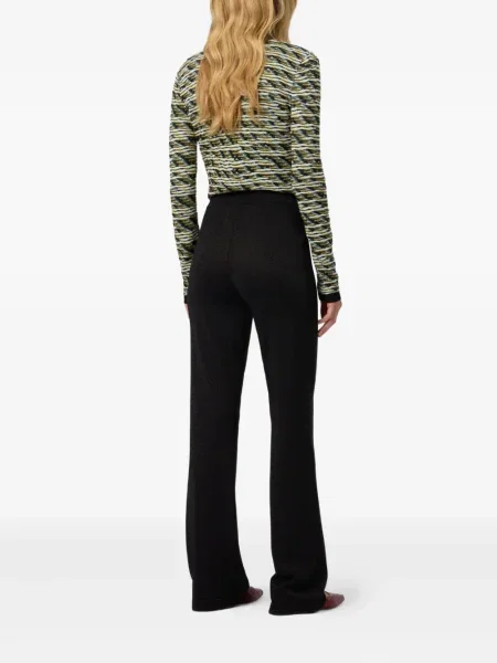 Pantaloni Missoni tricotate negru