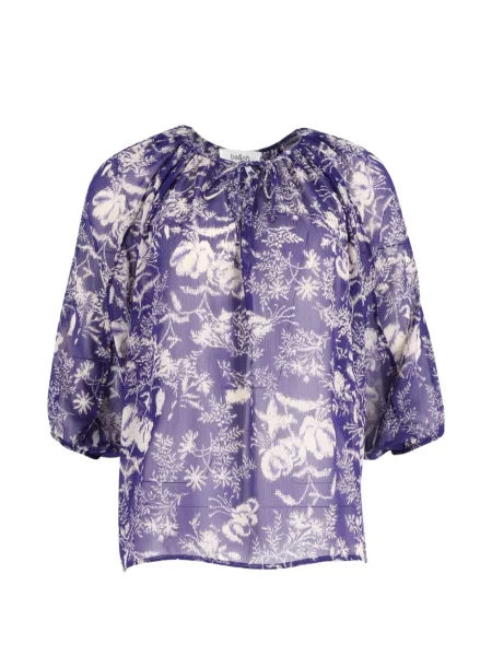 Bluză Ba&sh cu model floral cu imagine violet