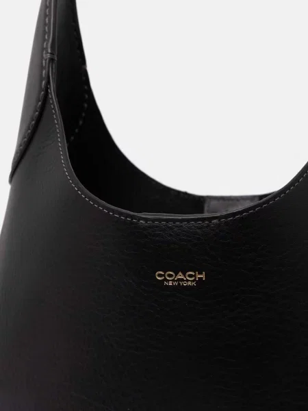 Шкіряна сумочка Coach чорний