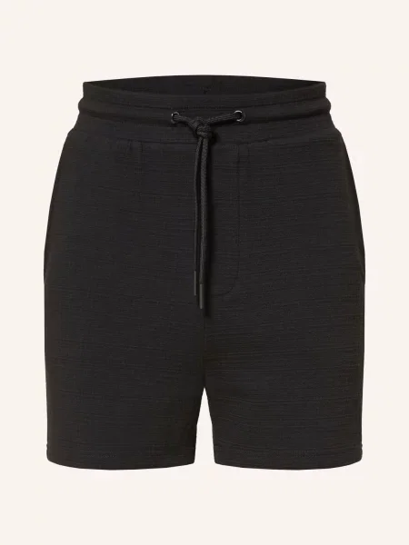 Szorty z bawełnianej mieszanki o kroju regular fit model FILIP' Strellson czarne