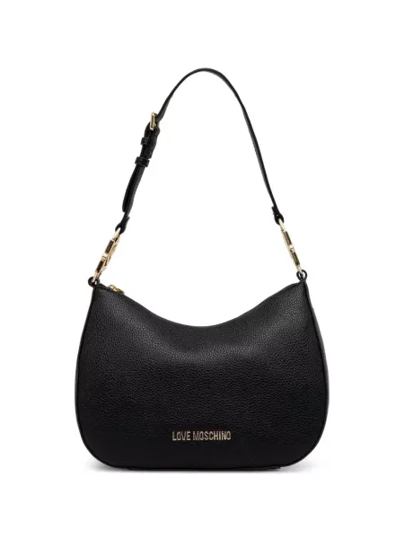 Geantă Love Moschino cu autograf negru
