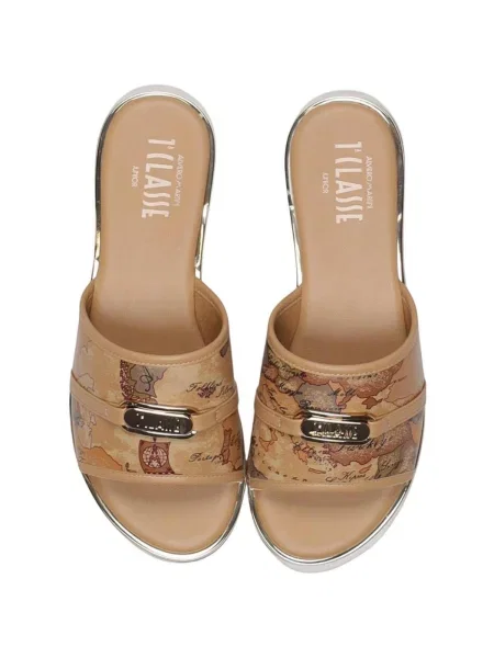 Pantofle Alviero Martini Prima Classe béžové