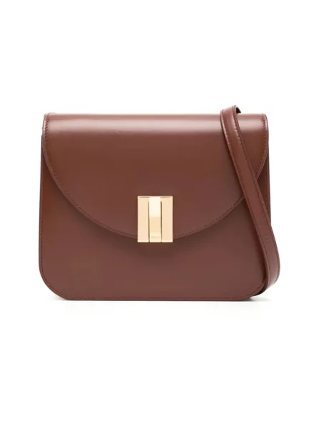 Torebka skórzana Bally skórzana brązowa