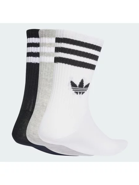 ADIDAS ORIGINALS Ponožky sivá melírovaná / čierna biela