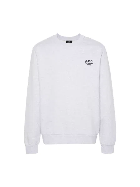 A.P.C. bluza standard rue madame GOTS z aplikacją szary