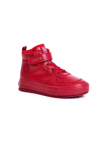 Zateplené tenisky Big Star Shoes červené