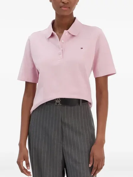 Tricou polo Tommy Hilfiger roz