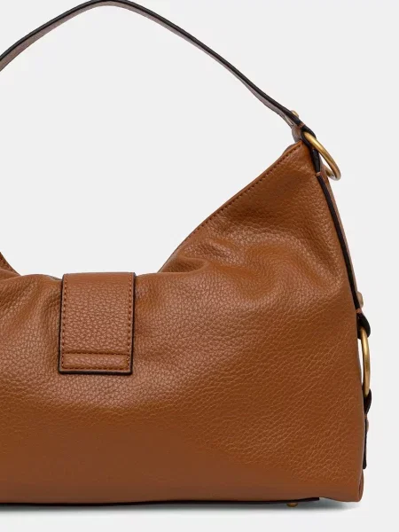 Guess torebka hobo z imitacji skóry CAMDEN brązowa