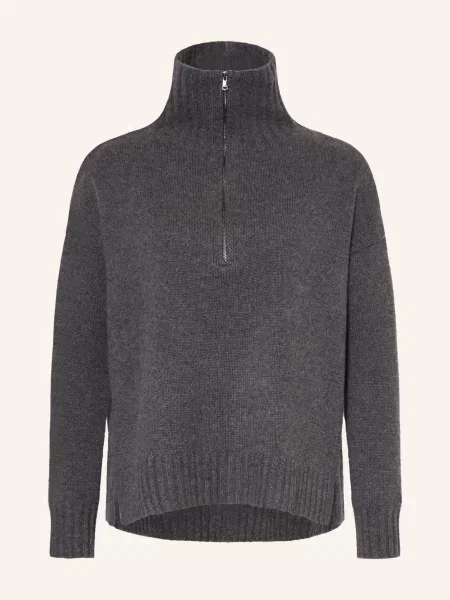 Max Mara Kašmírový Svetr Troyer Crasso šedá