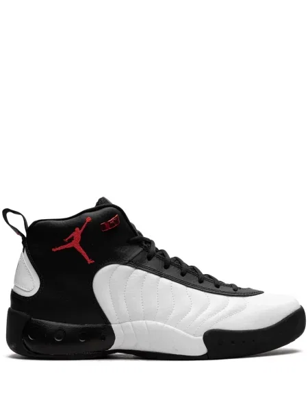 Sneakerși Jordan din piele negru