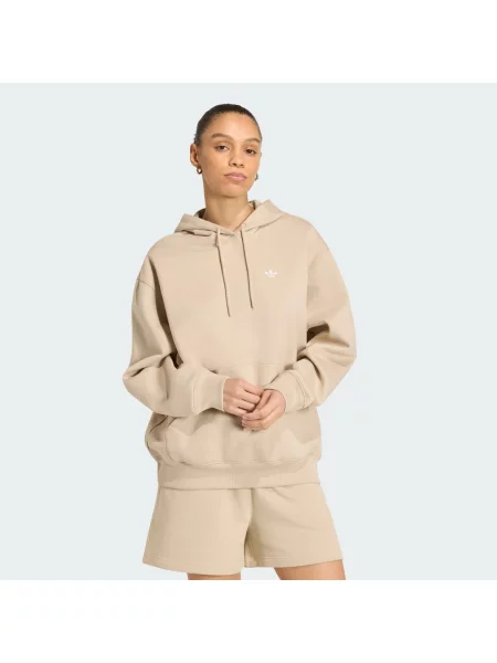 NADROZMĚRNÁ FLÍSOVÁ MIKINA ESSENTIALS S KAPUCÍ