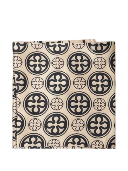 Fular V°73 cu imagine cu imprimeu geometric