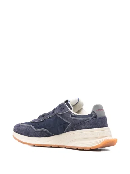 Tenisice Dsquared2 s vezicama s čipkom plava