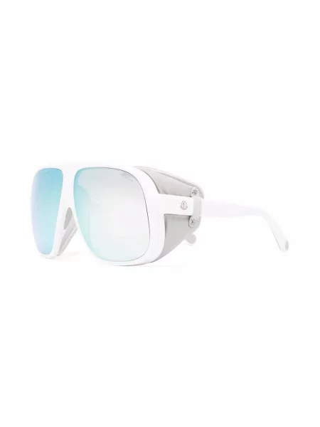 Saulės akiniai Moncler Eyewear balta