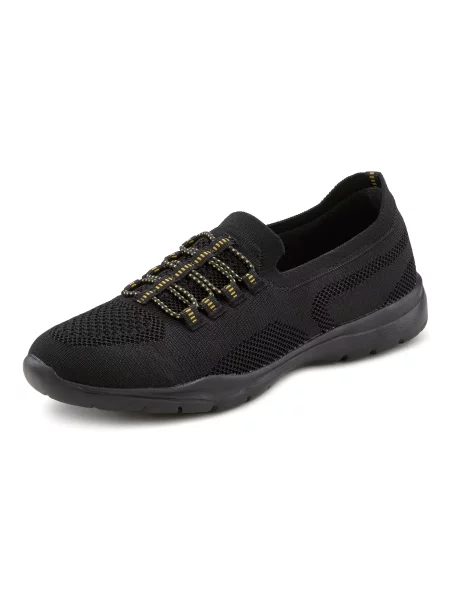 LASCANA Slip-on κίτρινο μαύρο
