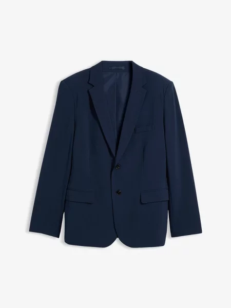 Marynarka ze stretchem modern fit niebieska