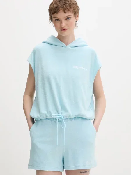 Karl Lagerfeld Jeans bluza oversize niebieska