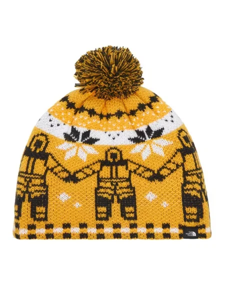 The North Face Σκούφος Cabin Ski Tuke κίτρινο