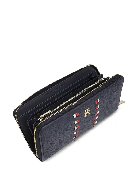 Portofel Tommy Hilfiger cu autograf albastru