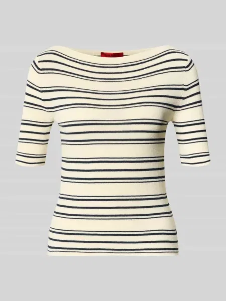 Sweter z dzianiny o kroju slim fit z mieszanki bawełny model PASATTA' Max&co.