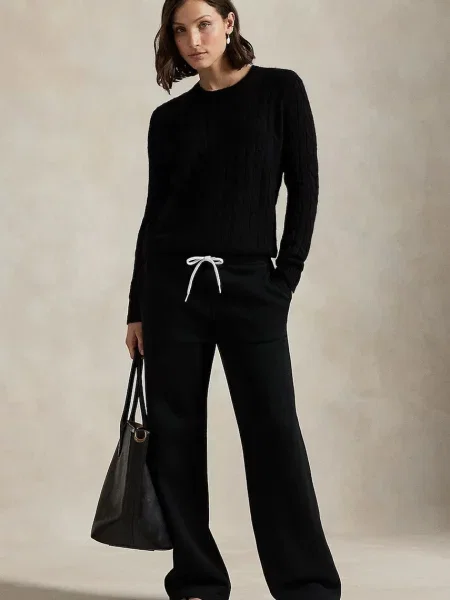 Polo Ralph Lauren pantaloni de trening uni negru