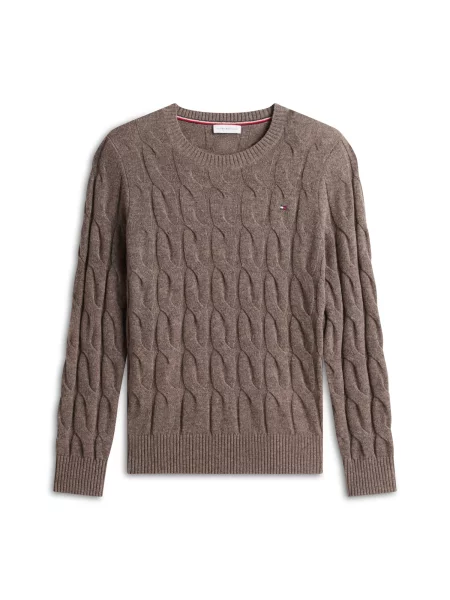TOMMY HILFIGER Pulover brocart maro