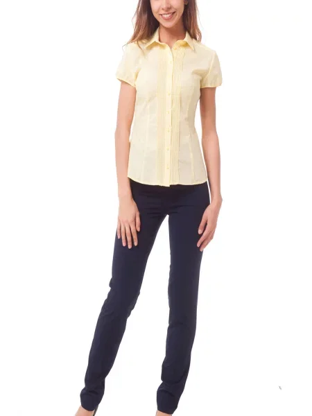 Штани повсякденні LadyLike бавовна/поліестер синій