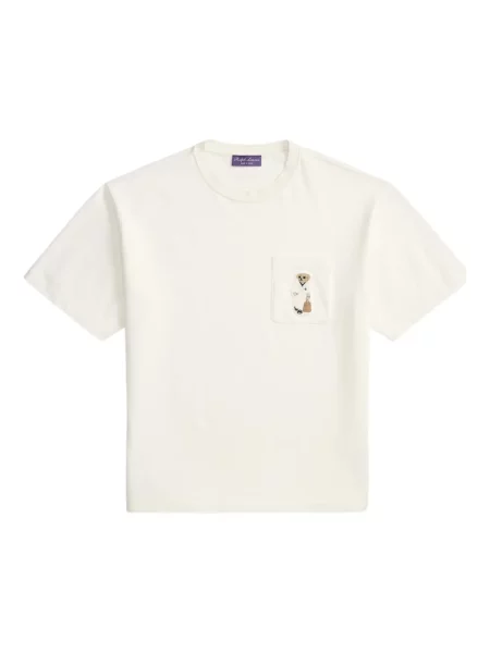 Tricou Ralph Lauren Purple Label alb