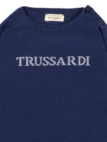 Sweter dziecięcy Trussardi niebieski