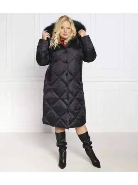 Persona by Marina Rinaldi Geacă PASTELLO plus size | Straight fit negru