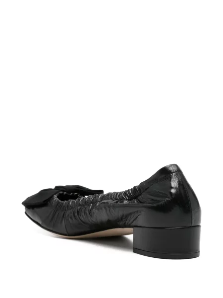 Pantofi cu toc Prada cu funde negru