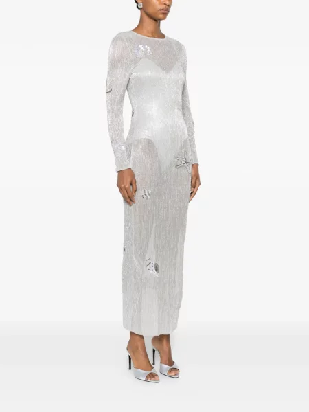 Rochie maxi Leslie Amon gri