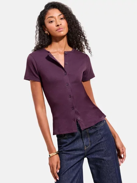 Friends Like These Bluză mov vânătă