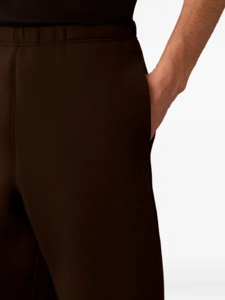 Pantaloni Calvin Klein cu imagine alergare maro