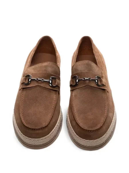 Loafersy Poche Paris brązowe