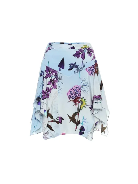 Fustă Stella Mccartney de mătase cu model floral