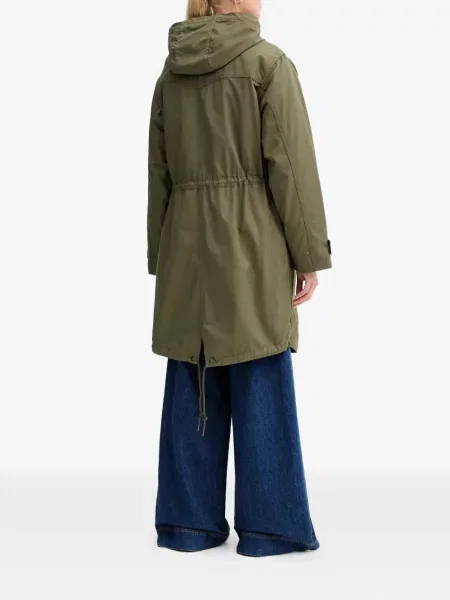 Džínová bunda Levi's s kapucí zelená